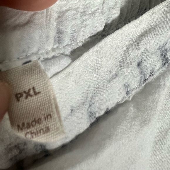 Soft Surroundings Lace Eyelet Lace Asymmetrical Layered Skirt XL Petite - Picture 3 of 7